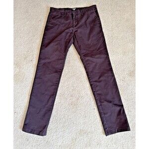 Carhartt WIP Work In Progress Sid Pant Burgandy/Red/Maroon Chino Men's 32W x 32L